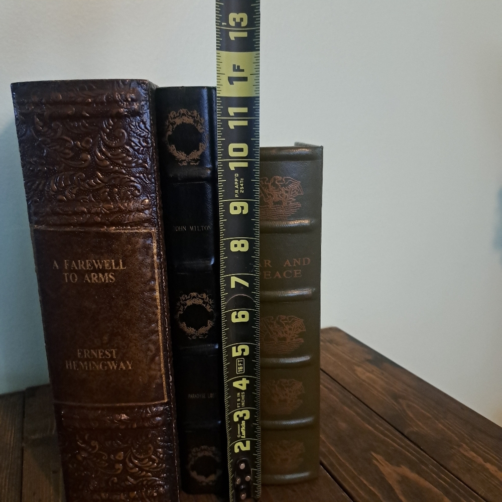 Leather/ Vintage Looking book Storage boxes - Picture 4 of 9